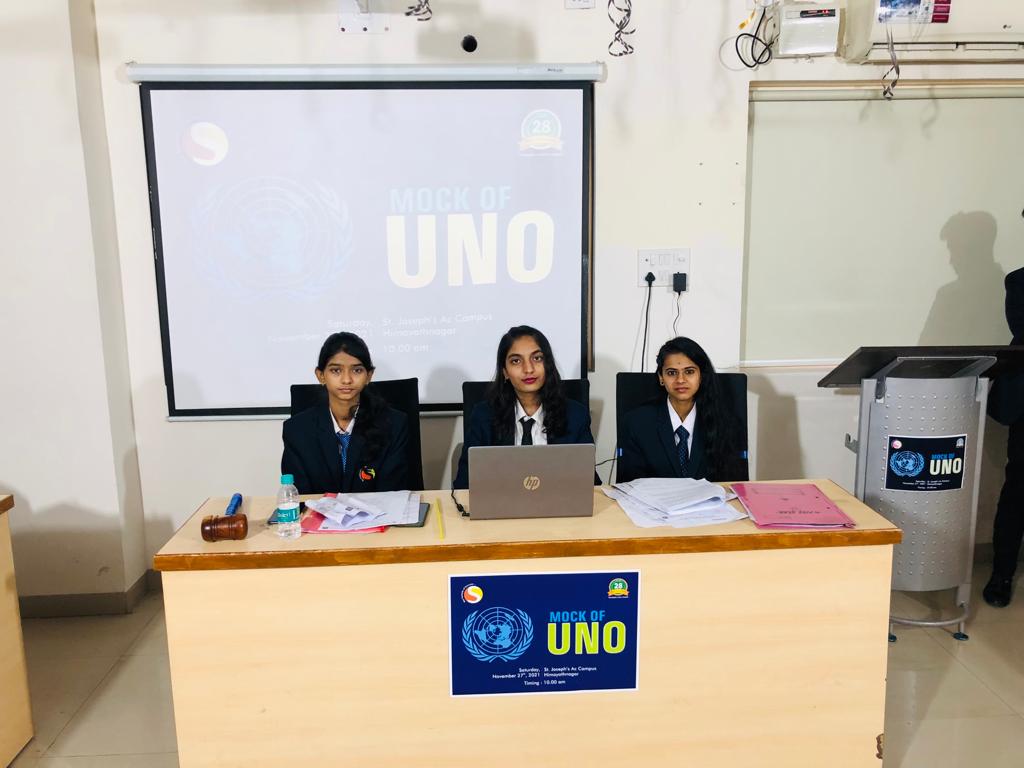 Mock of UNO 2022 at Himayathnagar AC Campus