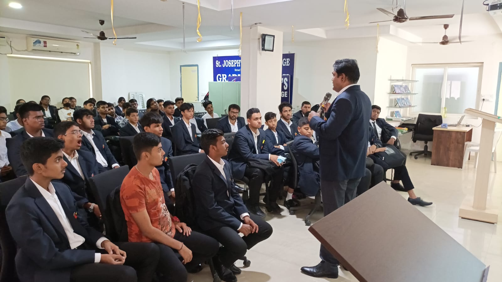 Orientation Program – Held at St. Josephs Junior College Himayathnagar AC Campus