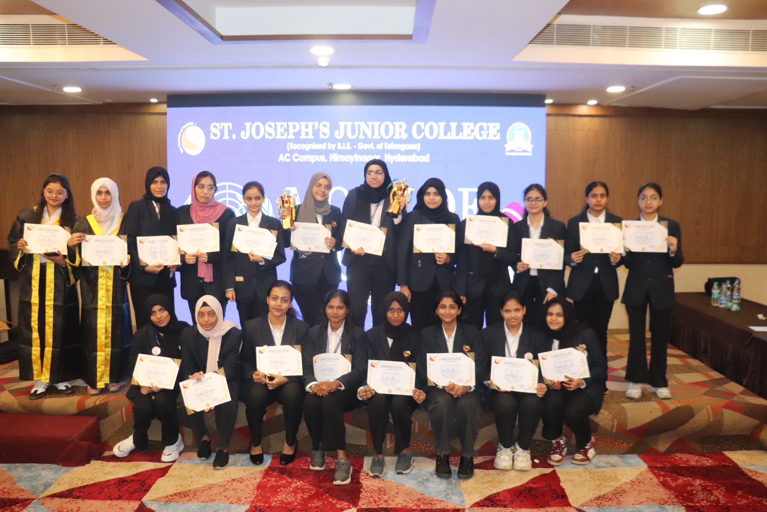 MOCK OF UNO HELD AT ST JOSEPHS JUNIOR CLG AC CAMPUS HIMAYATHNAGAR 2025.