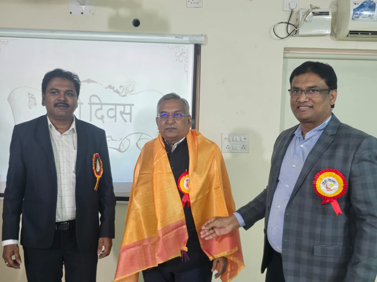 HINDI DIWAS HELD AT HIMAYATHNAGAR, AC CAMPUS 2025.